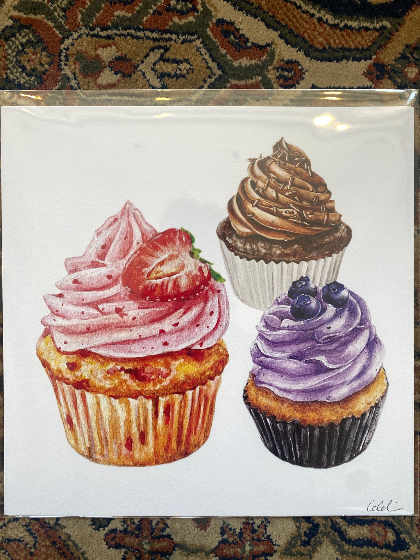 Lala Lui Watercolor Food Prints
