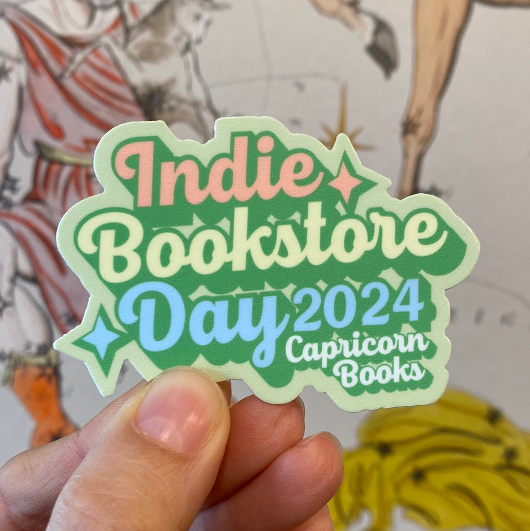 Indie Bookstore Day sticker