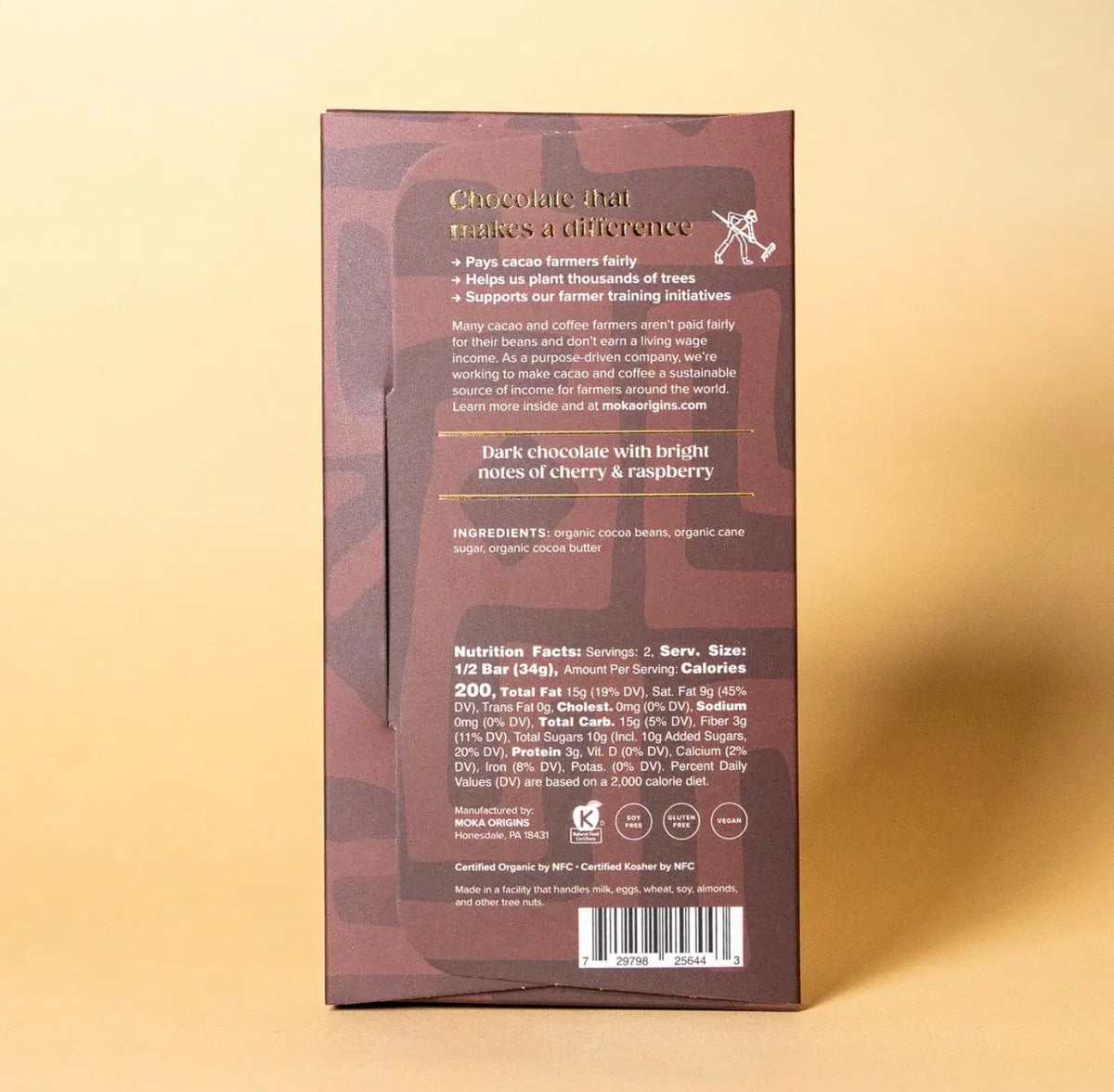Moka Origins Tanzania Chocolate Bar