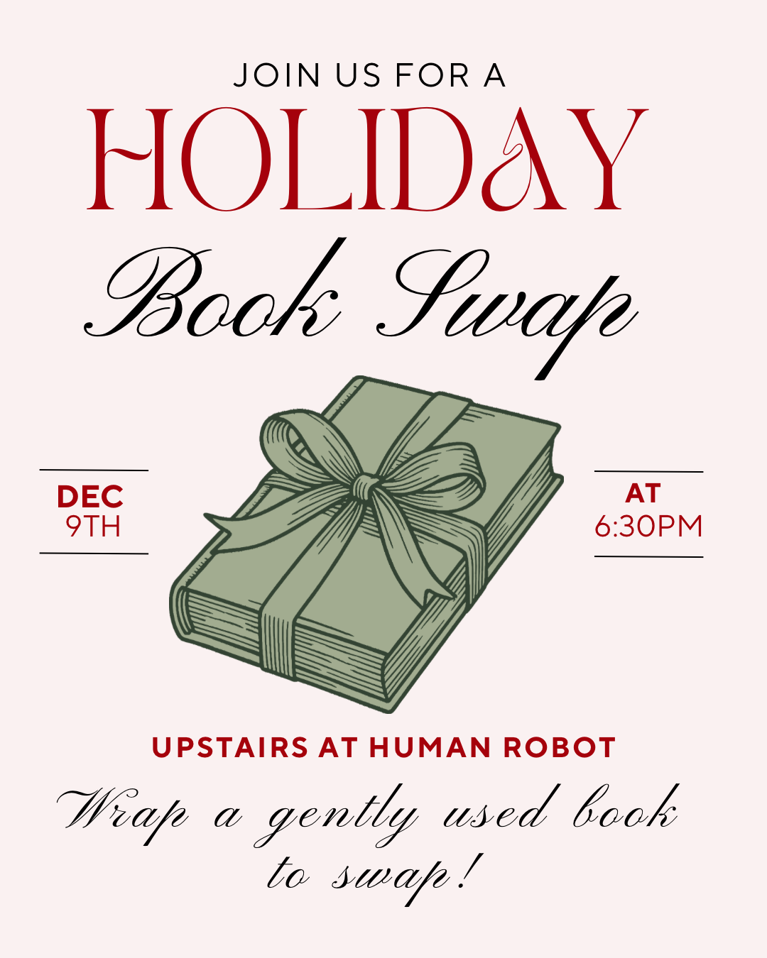 Holiday Book Swap