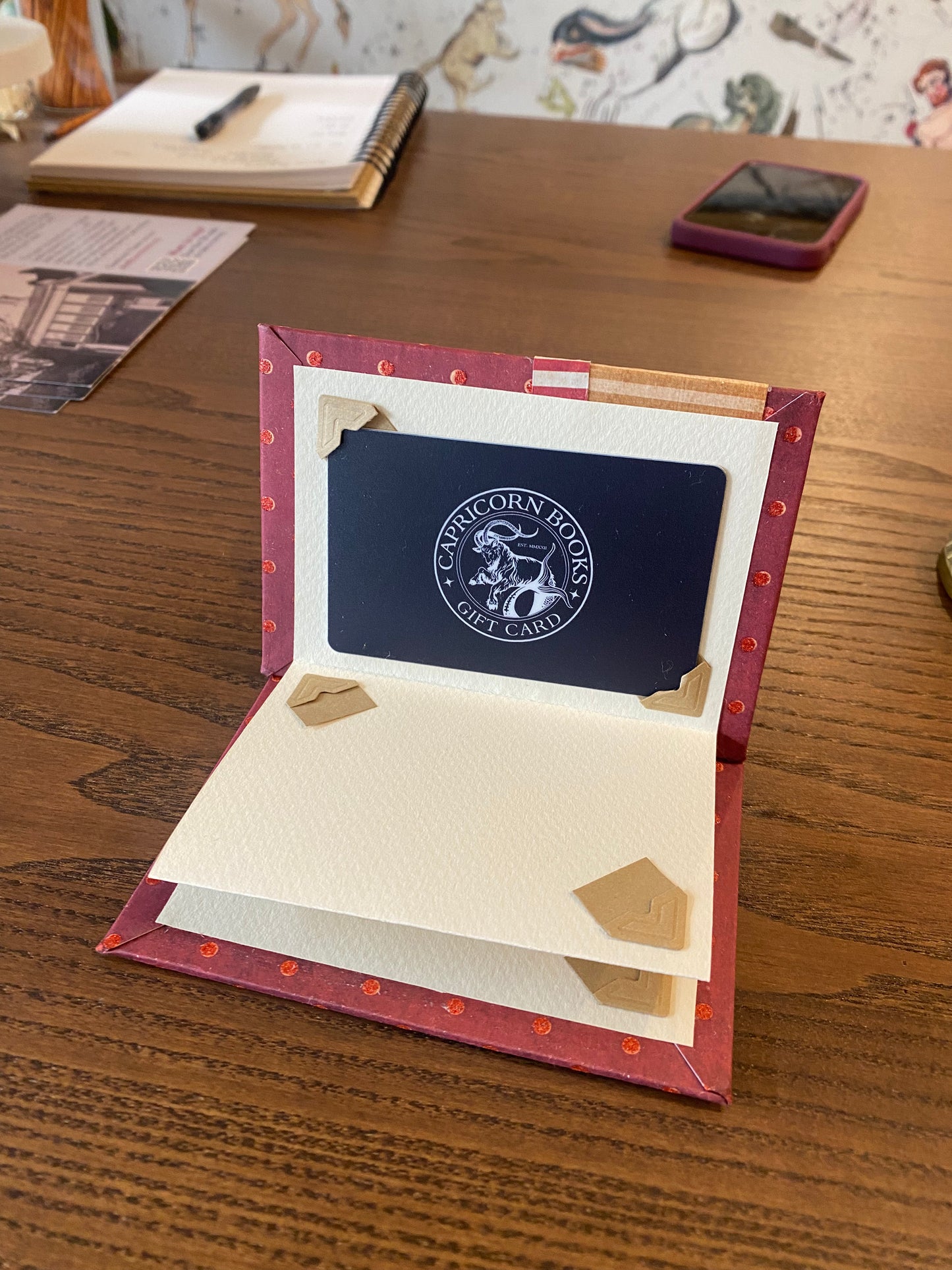 Small Business Gift Card Holder