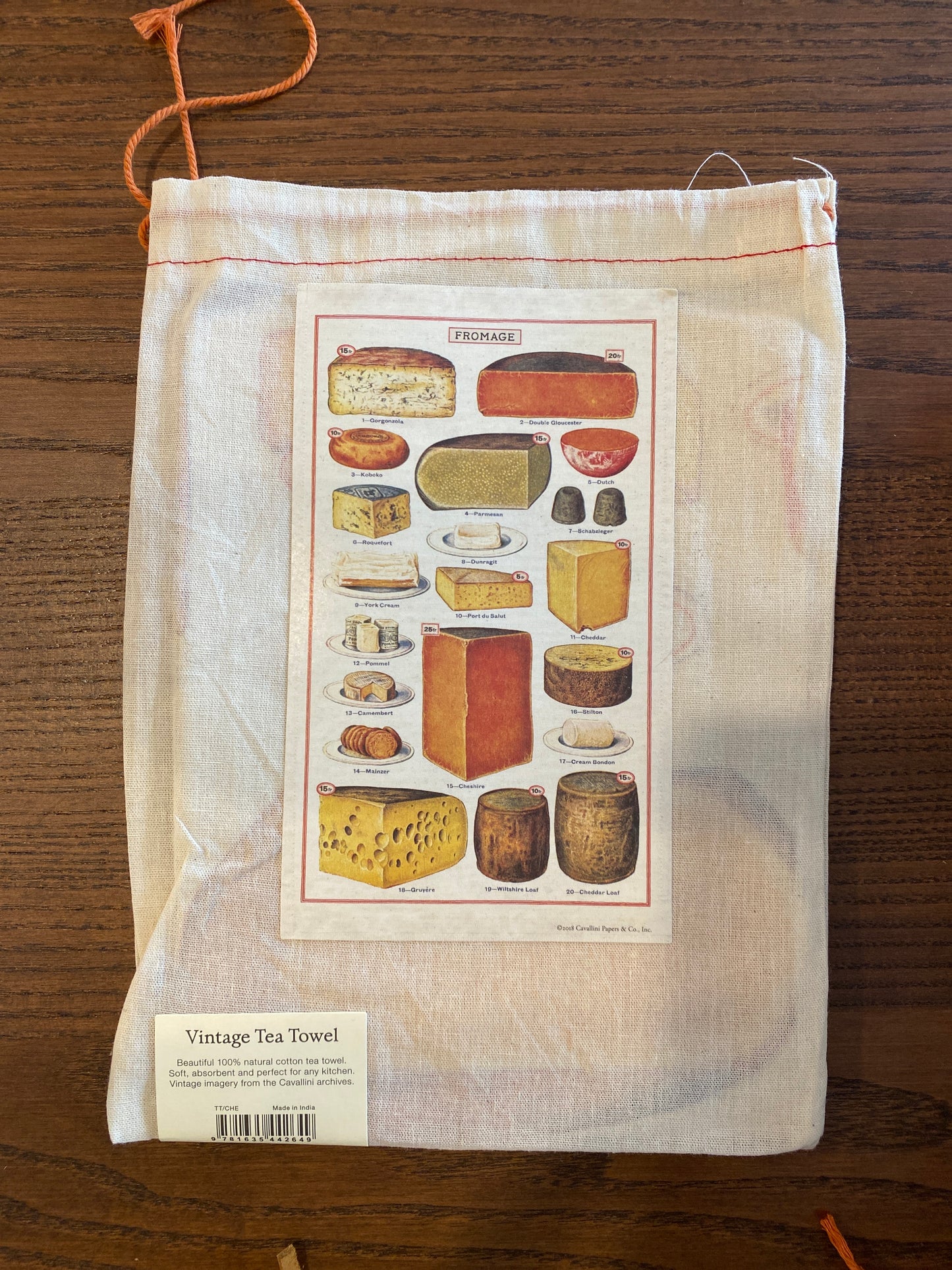 Cavallini Tea Towels