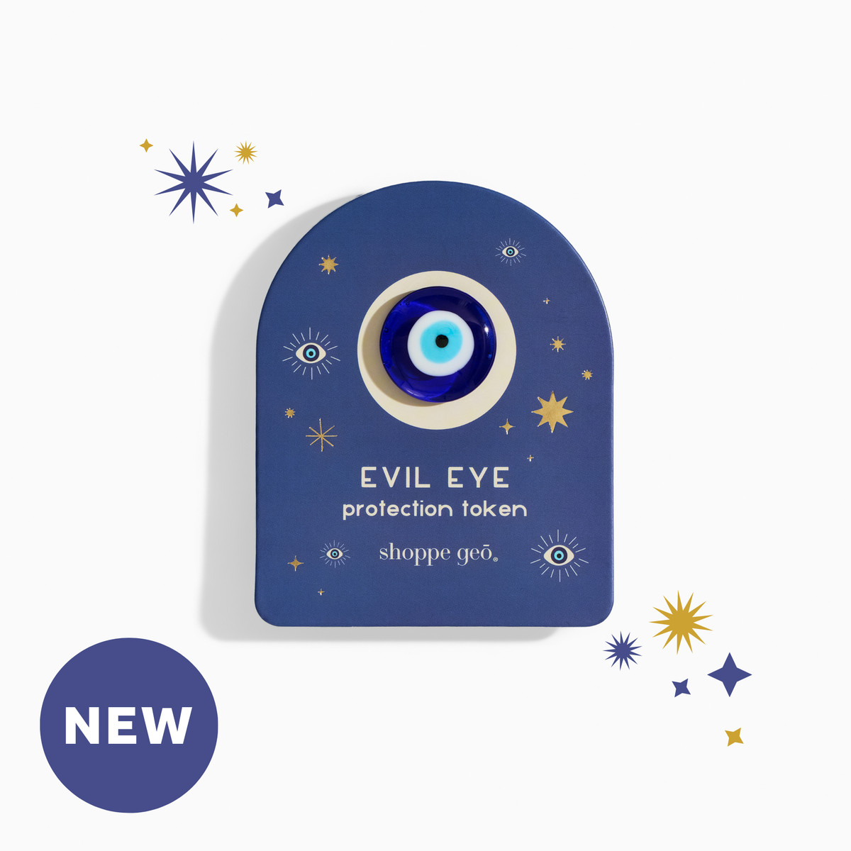 Evil Eye Glass Protection Token