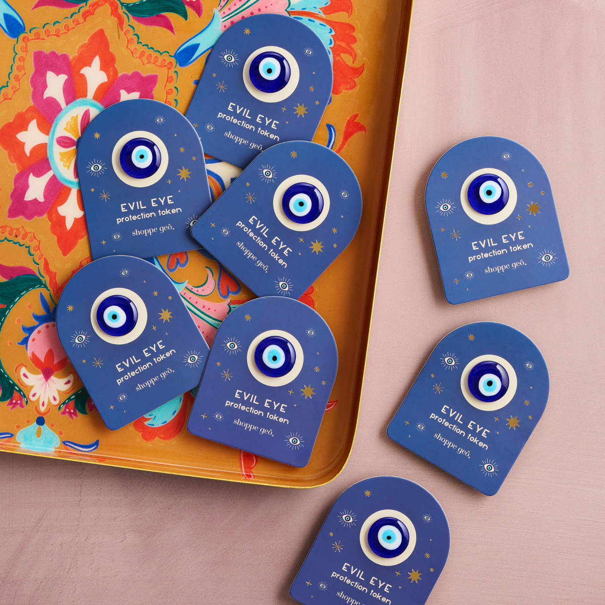 Evil Eye Glass Protection Token
