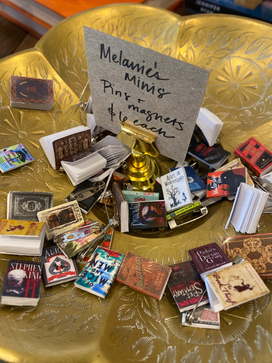 Mini Book Pins & Magnets