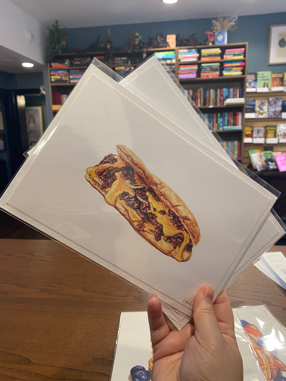 Lala Lui Watercolor Food Prints 9x6 rectangle