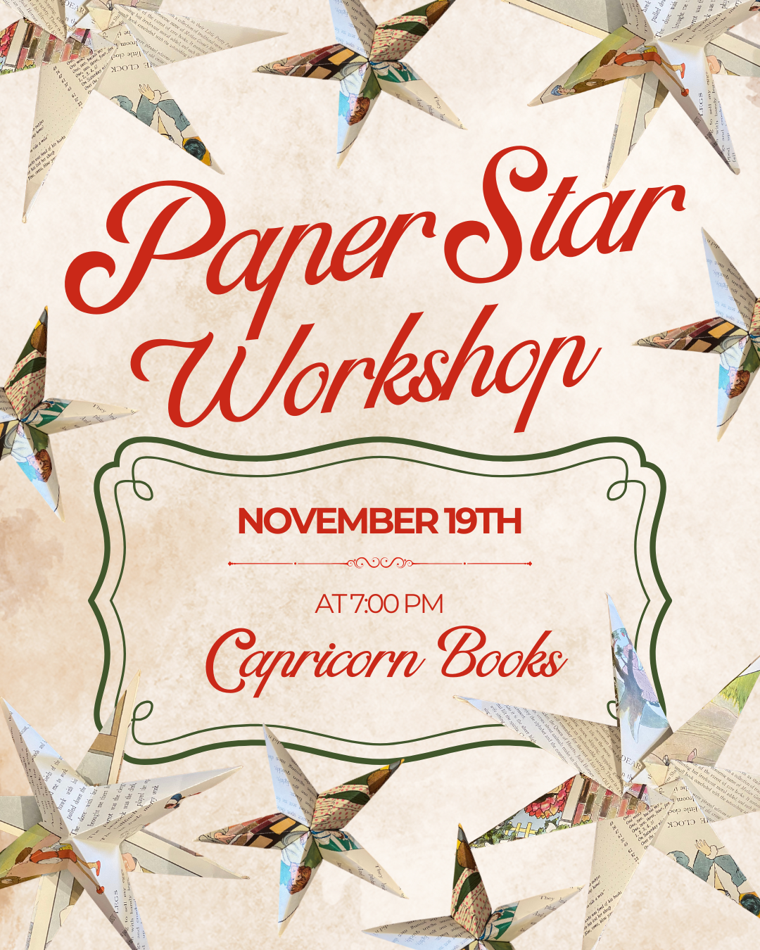 Paper Star Workshop
