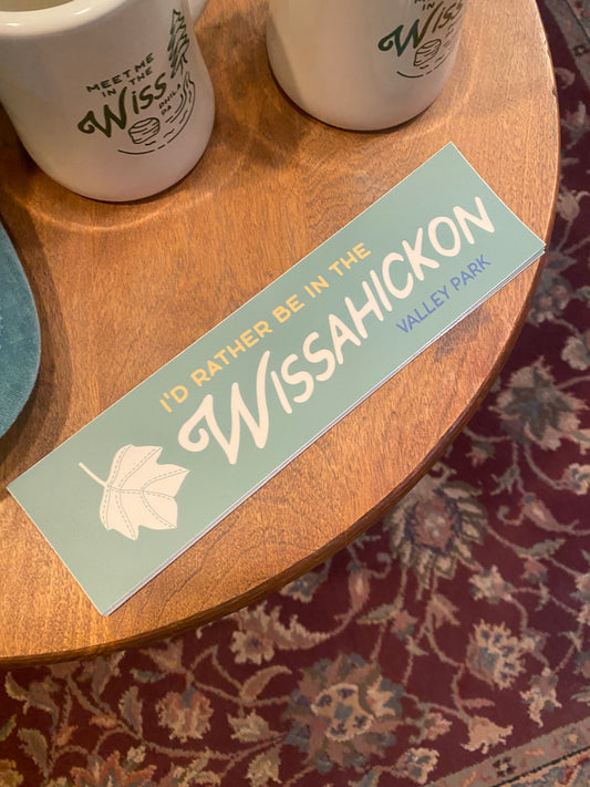 Meet me in the Wissahickon Bumper sticker