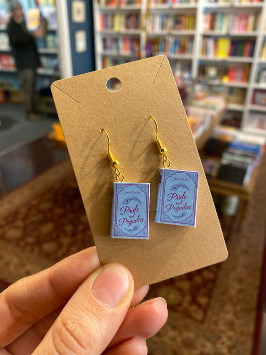 Book earrings