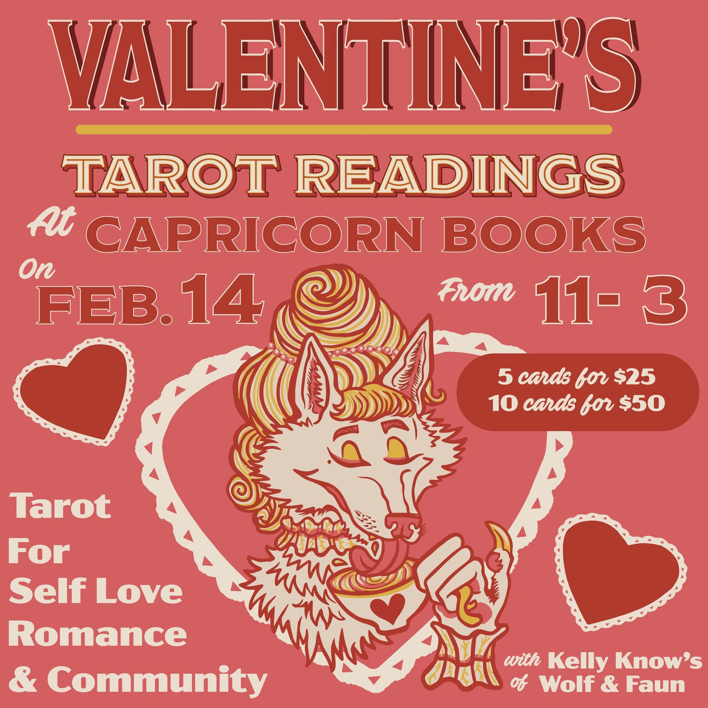 Valentine's Tarot with Kelly Know's of Wolf & Faun