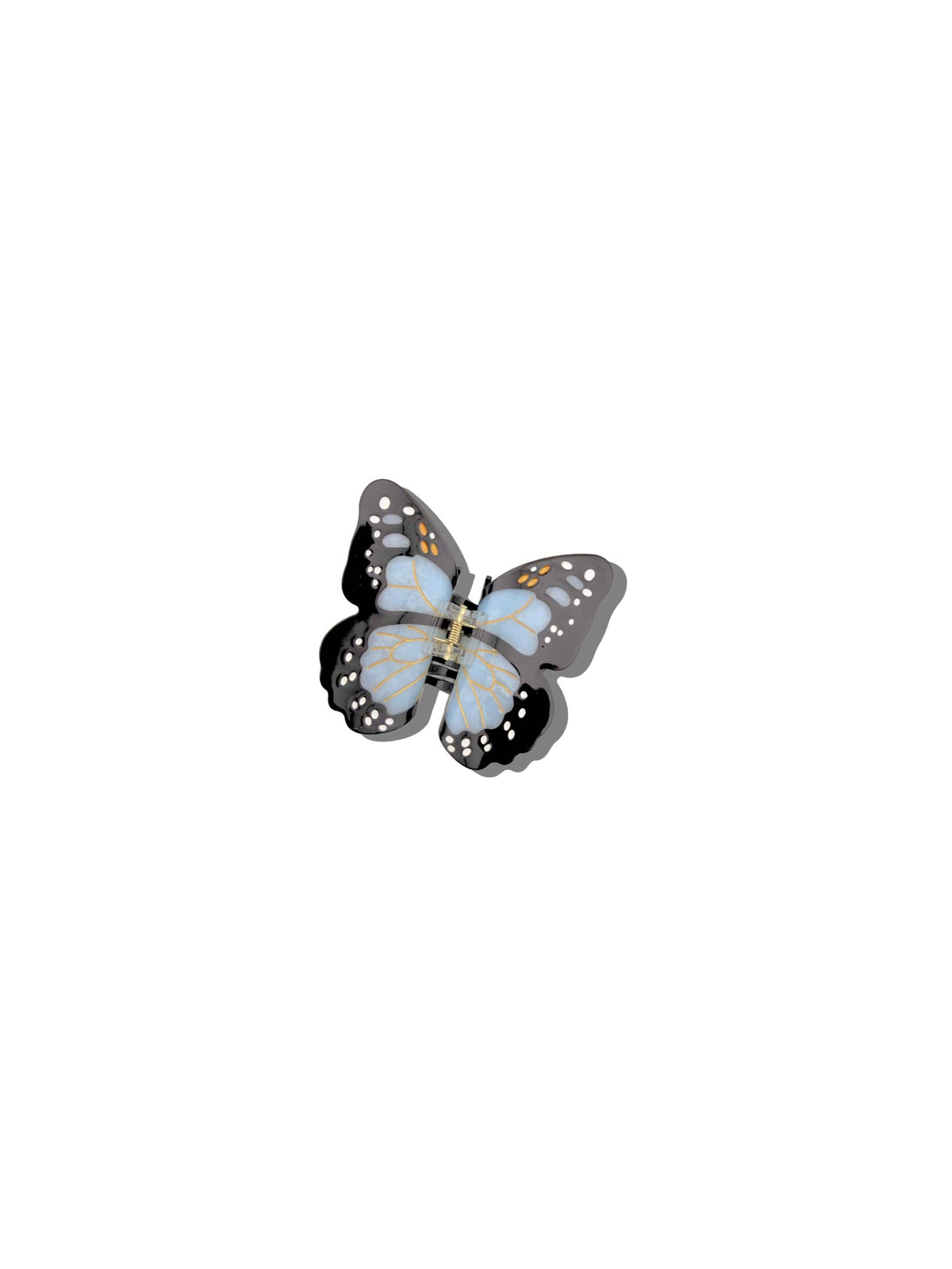 Hand-painted Mini Monarch Butterfly Claw Hair Clip | Eco-Friendly