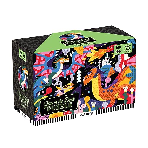 Dragons 100 Piece Glow in the Dark Puzzle