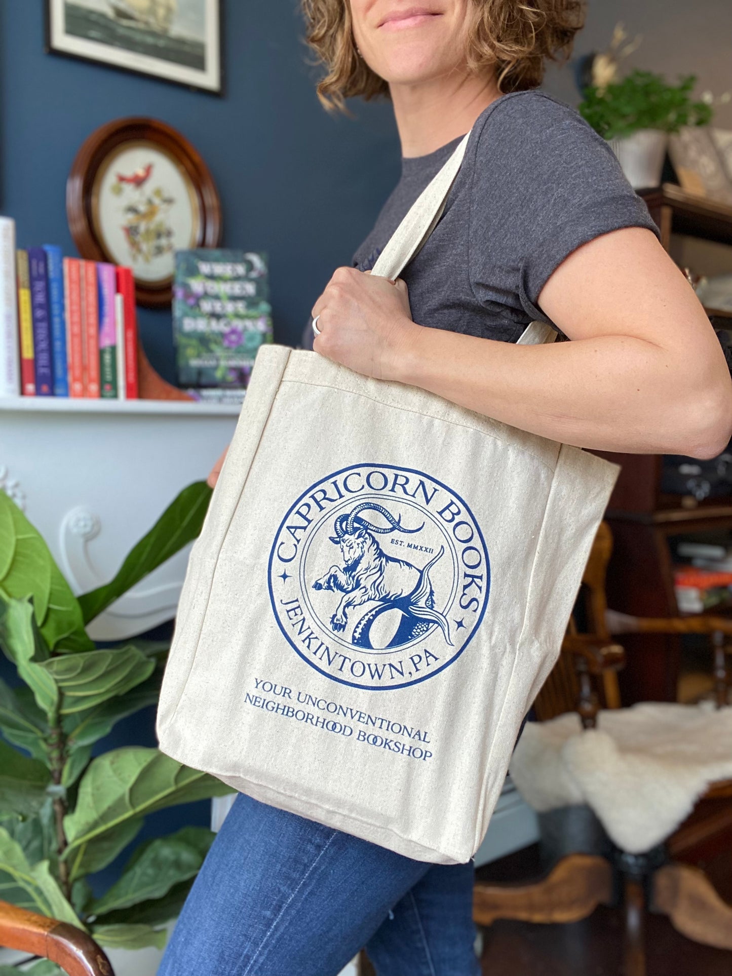 Capricorn logo tote